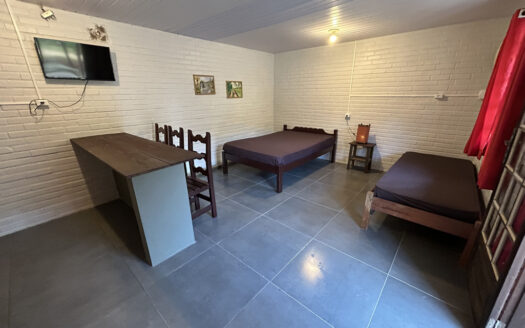 Apartamento térreo p/ 2/3 pessoas